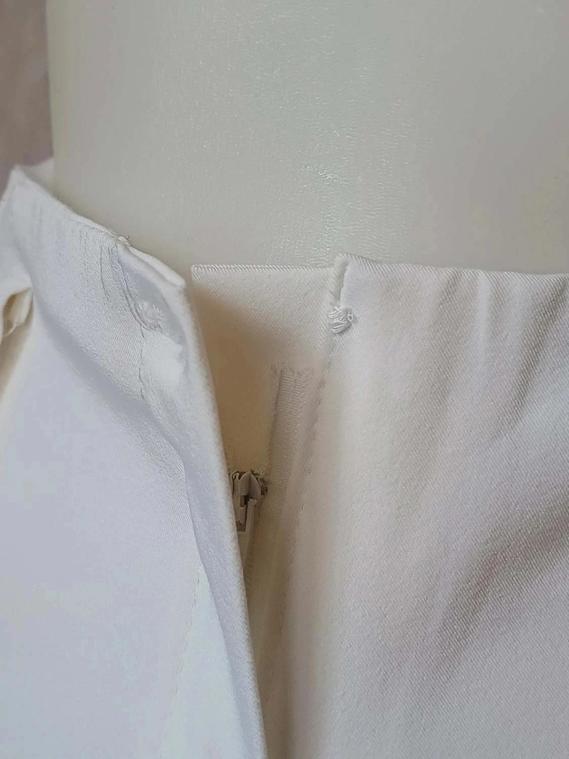 Pantacourt sarouel branco 36 yk2000 vintage – photo 9